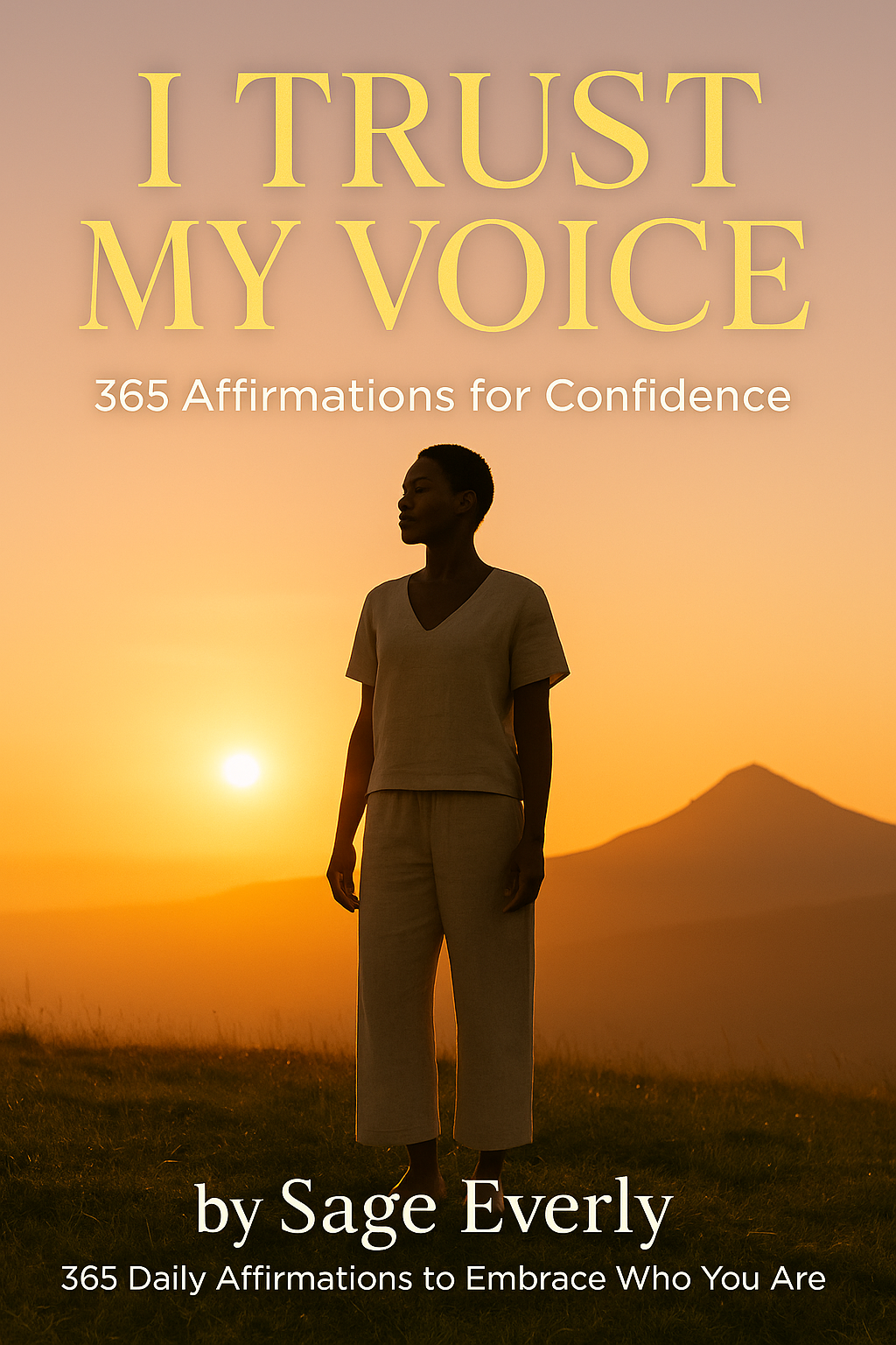 Book cover: 365 Affirmations for Confidence by Sage Everly